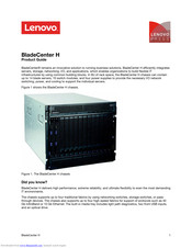 Lenovo BladeCenter H Product Manual