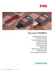 Schaeffler FAG Top-Laser TRUMMY2 Operating Instructions Manual