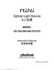 Graytechnos Photom 362 Instruction Manual