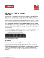 Lenovo IBM Storwize V5000 Product Manual