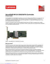 Lenovo ServeRAID M1215 Product Manual