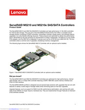 Lenovo ServeRAID M5210e Product Manual