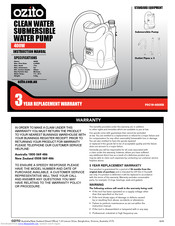 Ozito PSCW-400RB Instruction Manual