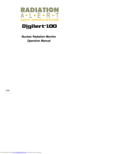 Keison Digilert 100 Operation Manuals