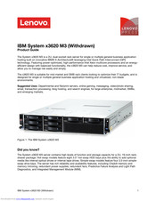 Lenovo IBM System x3620 M3 Product Manual