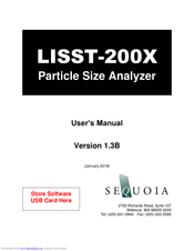 Sequoia LISST-200X User Manual