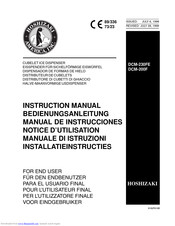 Hoshizaki DCM-230FE Instruction Manual