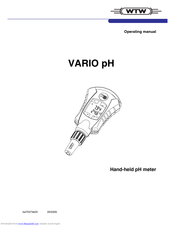 WTW VARIO Operating Manual