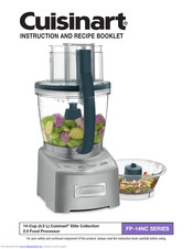 Cuisinart FP-14NC SERIES Instruction And Recipe Booklet