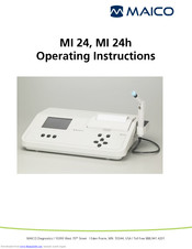 Maico MI 24 Operating Instructions Manual