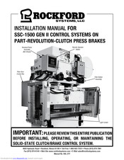 Rockford Fosgate SSC-1500 GEN II Installation Manual