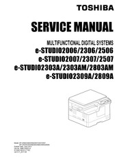 Toshiba e-STUDIO2006 Service Manual