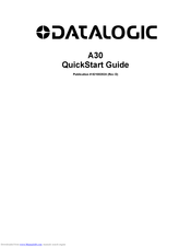 Datalogic A30 Quick Start Manual
