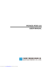 LEAP Electronics PCFACE-PCIE1-2.0 User Manual