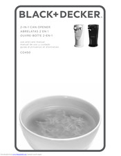 Black+Decker CO450 Use And Care Manual