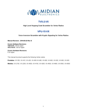 Midian TVS-2-VX User Manual