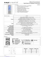 Neptronic HRO20 Specification & Installation Instructions