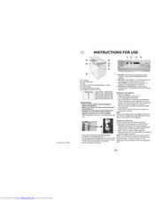 Whirlpool WH2910A+E Instructions For Use Manual