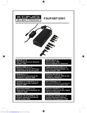 Konig P.SUP.NBT125K1 Manual