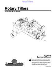 Land Pride RTR0550 Operator's Manual