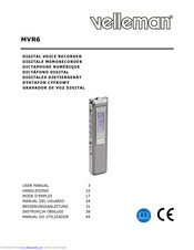 Velleman MVR6 User Manual