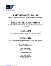 VTI Instruments EMX-4380 User Manual