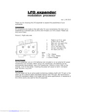LFO expander LFO User Manual