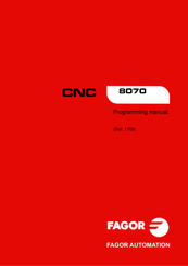 Fagor 8070 BL Programming Manual