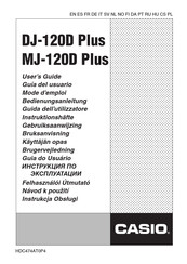 Casio DJ-120D plus User Manual