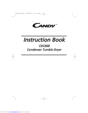 Candy CDC668 Instruction Book