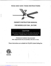 Hardware House 20-7164 Owner's Instruction Manual