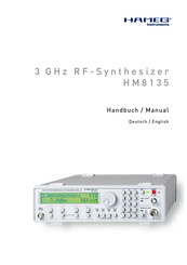 Rohde & Schwarz HM8135 Manual