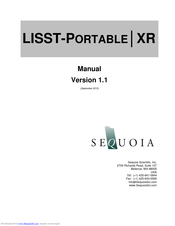 Sequoia LISST-PORTABLE XR Manual