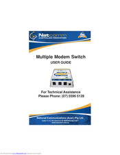 NatComm Multiple Modem Switch User Manual