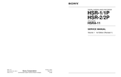 Sony HSR-2 Service Manual