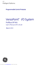 GE VersaPoint IC220PBO002 User Manual