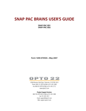 OPTO 22 SNAP-PAC-EB1 User Manual