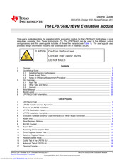 Texas Instruments LP87563Q1 User Manual