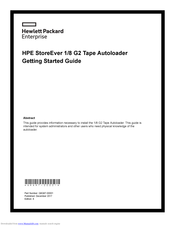 HPE StoreEver 1/8 G2 Getting Started Manual