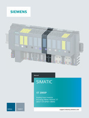 Siemens SIMATIC ET 200SP Manual