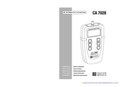 Chauvin Arnoux CA 7028 User Manual