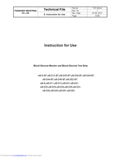 Fudakang eB-G-BT Instructions For Use Manual
