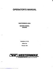 Westerbeke 40NA Operator's Manual