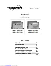 Vanner BRAVO 1050 Owner's Manual