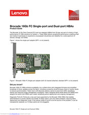 Lenovo Brocade 16Gb FC Single-port Product Manual