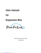 GHL ProfiLux Expansion Box User Manual