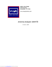 Array Solutions AIM4170 Manual