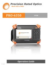 Precision Rated Optics PRO-6350 Operation Manual