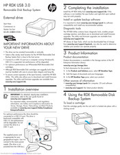 Hp RDX USB 3.0 Manual
