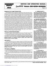 Warren Rupp SandPIPER EB3-M Service & Operating Manual